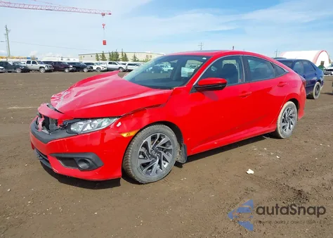 2017 Honda Civic Ex from USA, damaged, VIN 2HGFC2F86HH025715